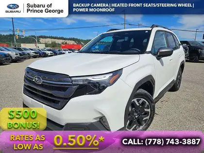 White 2026 Subaru Forester SUV / Crossover All-Wheel Drive Automatic