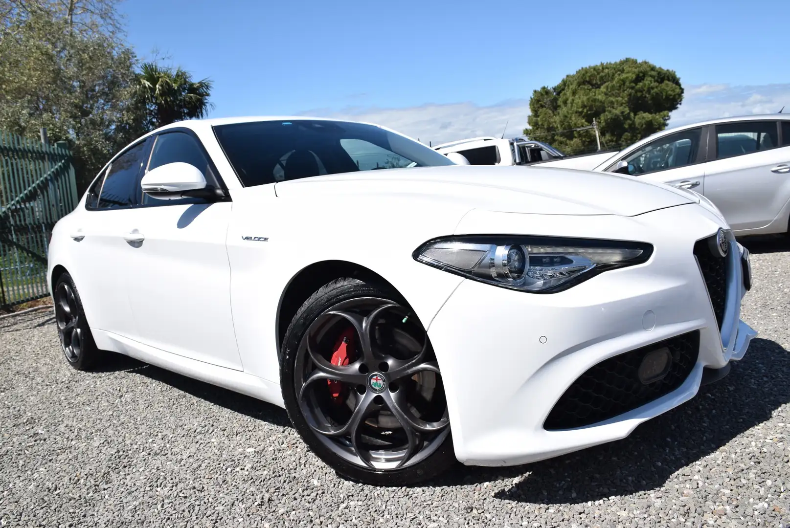 Alfa Romeo Giulia VELOCE Q4 4X4 AT8 2.2TD 210CV ANDROID NAVI SENSORI Blanc - 1