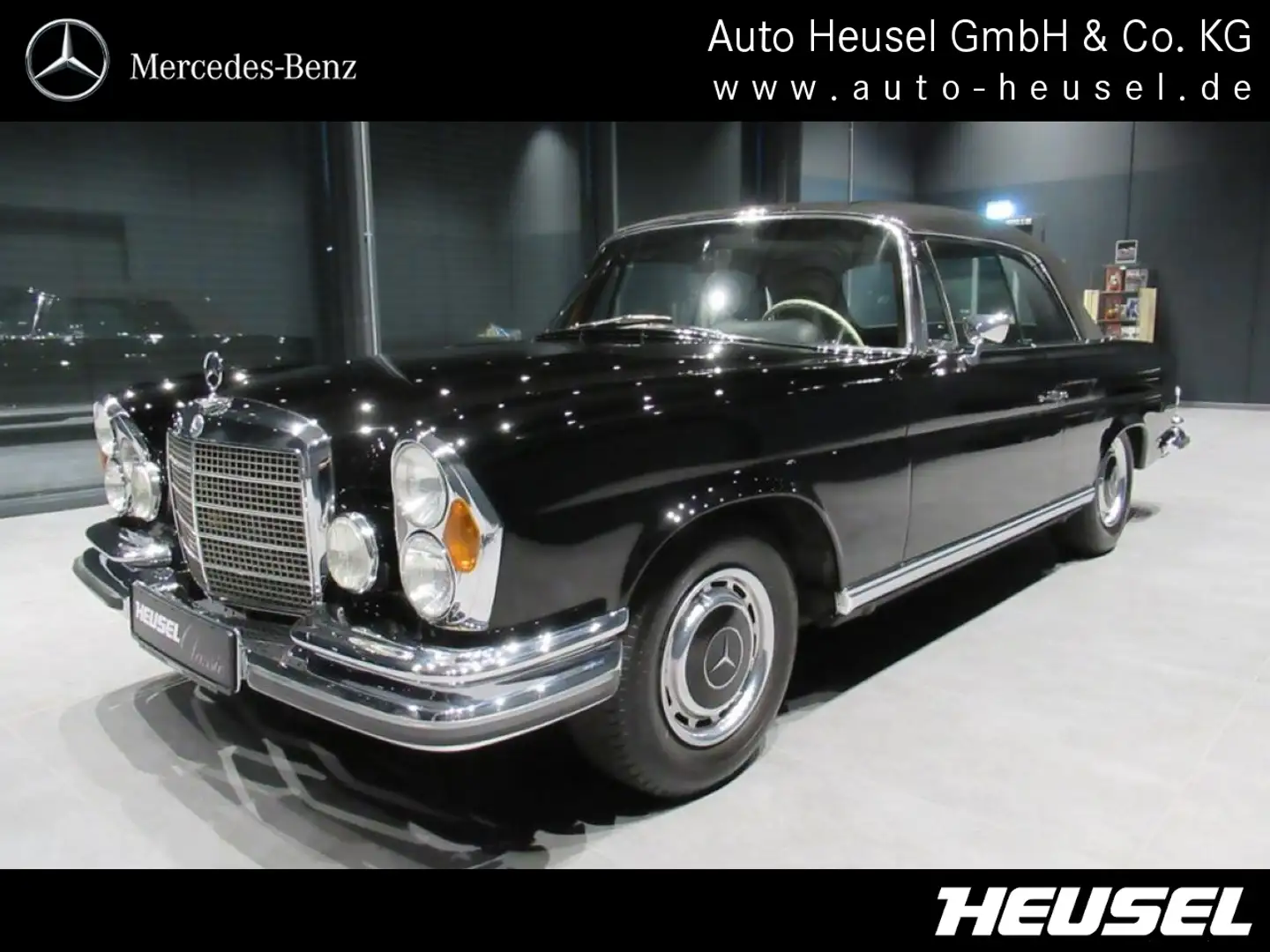 Mercedes-Benz 280 SE Cabrio *Deu. Fahrzeug*gepflegter Zustand* Czarny - 1