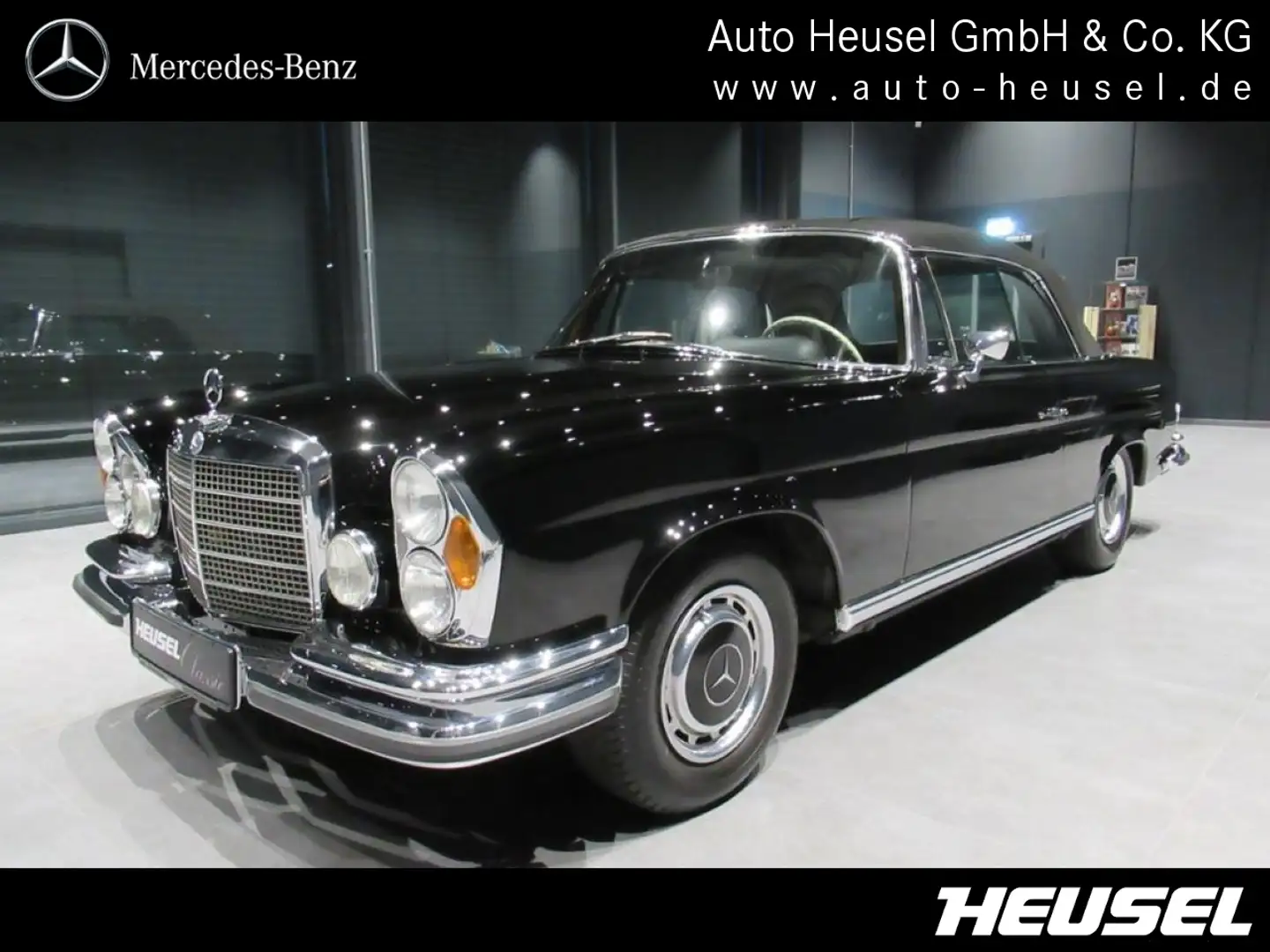 Mercedes-Benz 280 SE Cabrio *Deu. Fahrzeug*gepflegter Zustand* Schwarz - 1