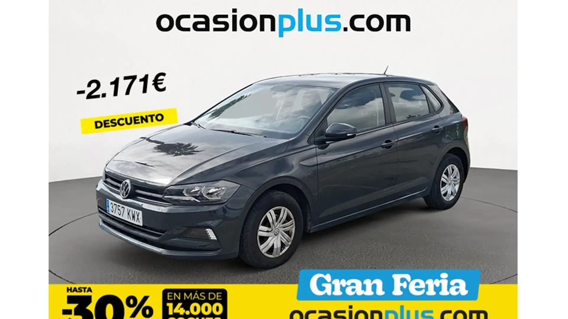 Volkswagen Polo 1.0 Edition 48kW Gris - 1