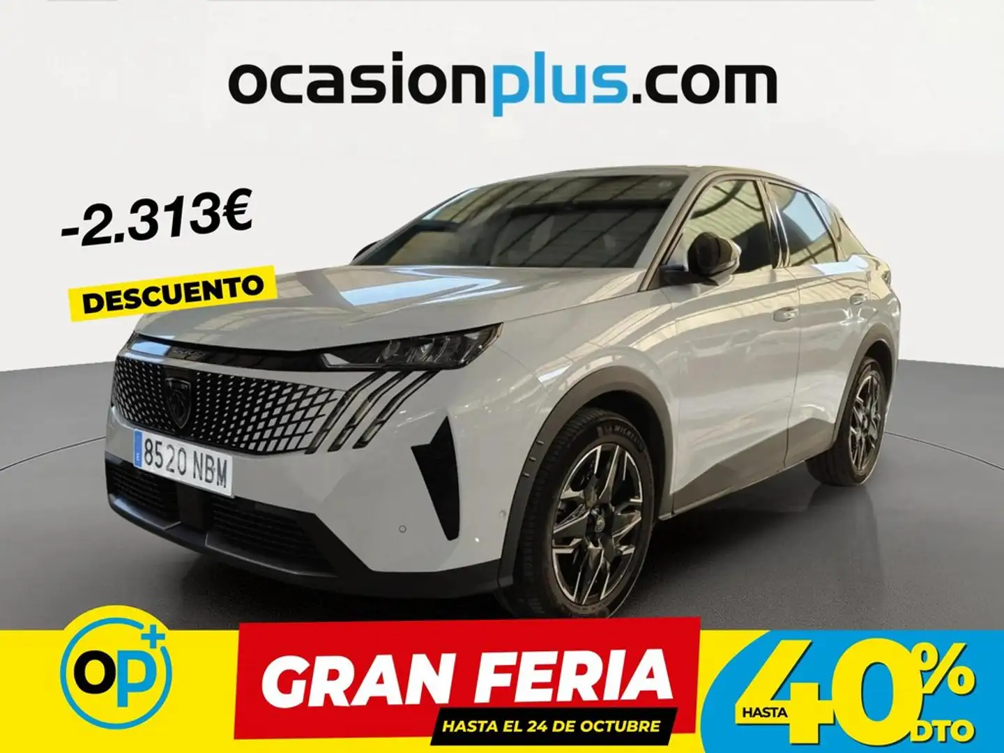Peugeot 3008 Hybrid Allure eDCS6 145 Blanco - 1