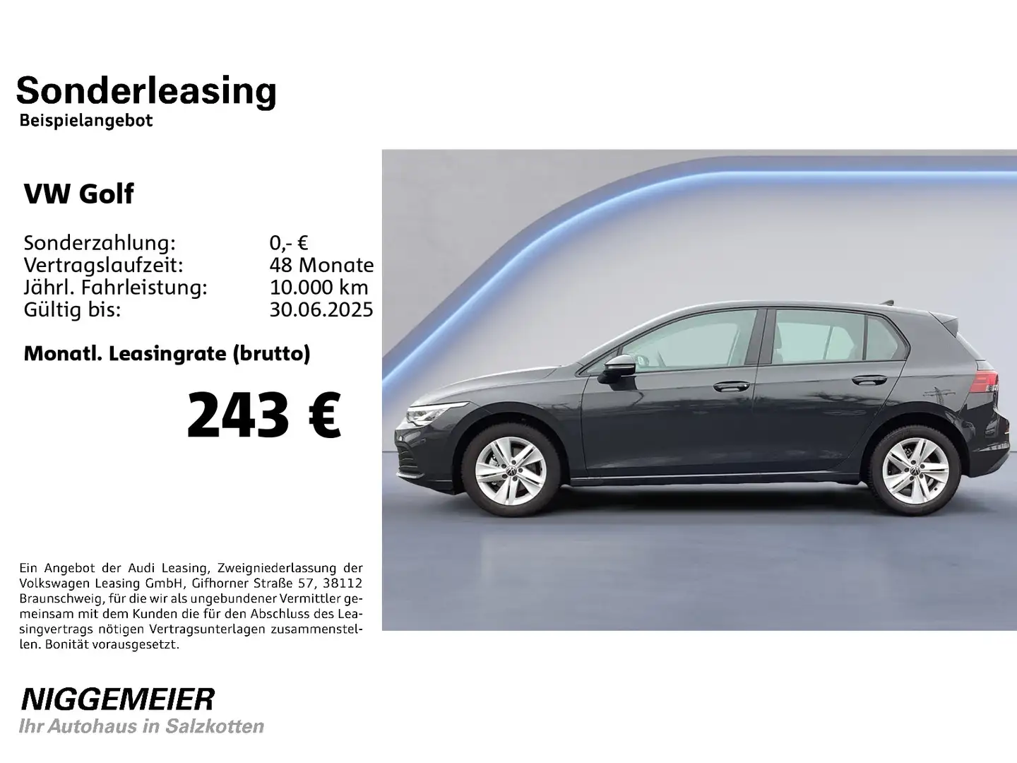 Volkswagen Golf VIII 1.0TSI LIFE NAVI+LED+ACC+APP-CONNECT Grau - 2