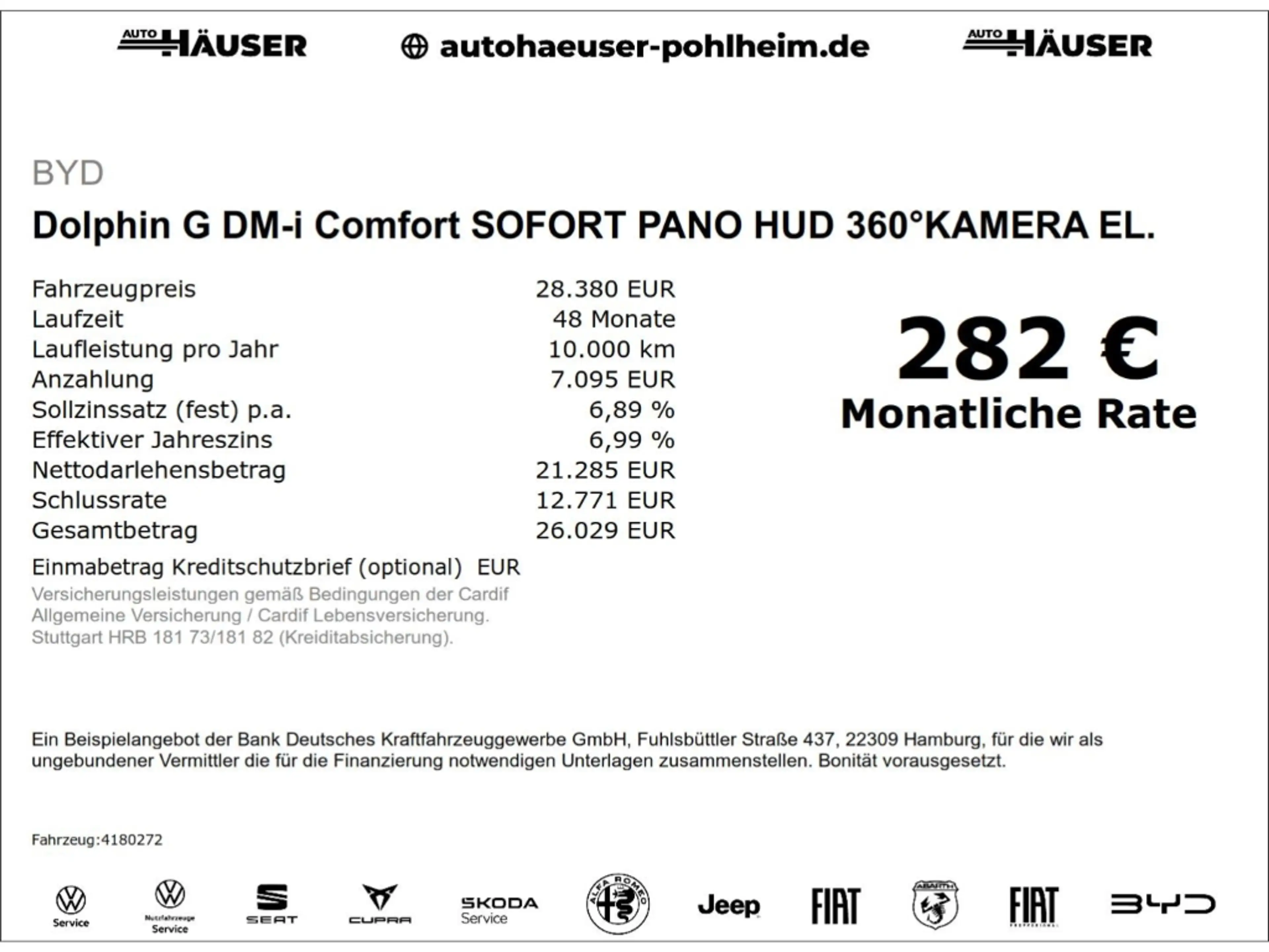 BYD Dolphin G DM-i Comfort PANO HUD 360°KAMERA EL. SITZE — photo 2