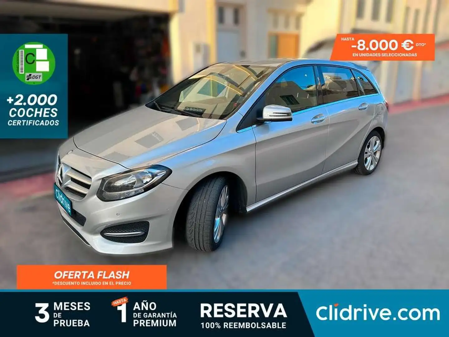 Mercedes-Benz B 200 200d Gris - 1