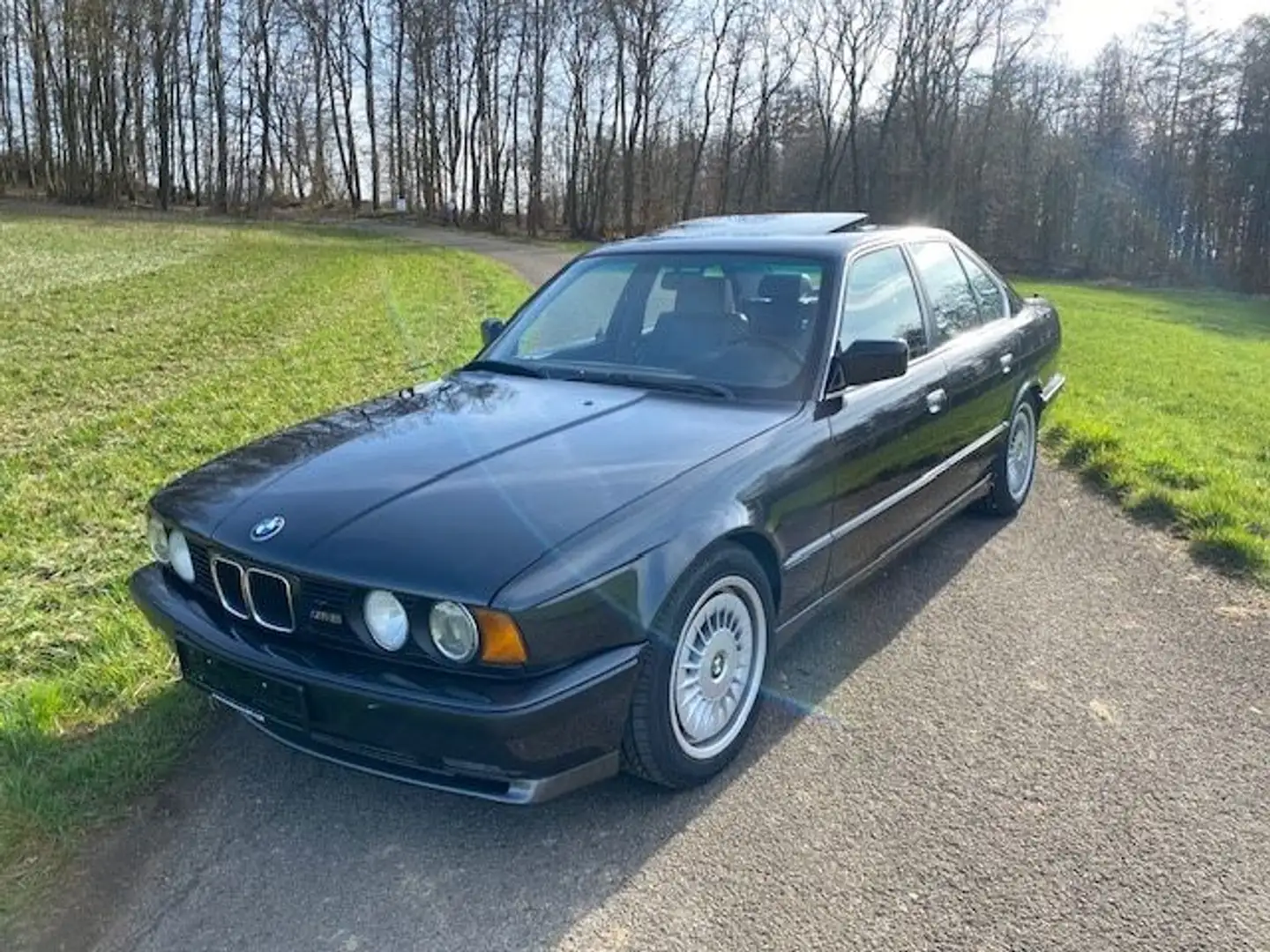 BMW M5 E34, Originalzustand, Einzelsitze, Klima Чорний - 1