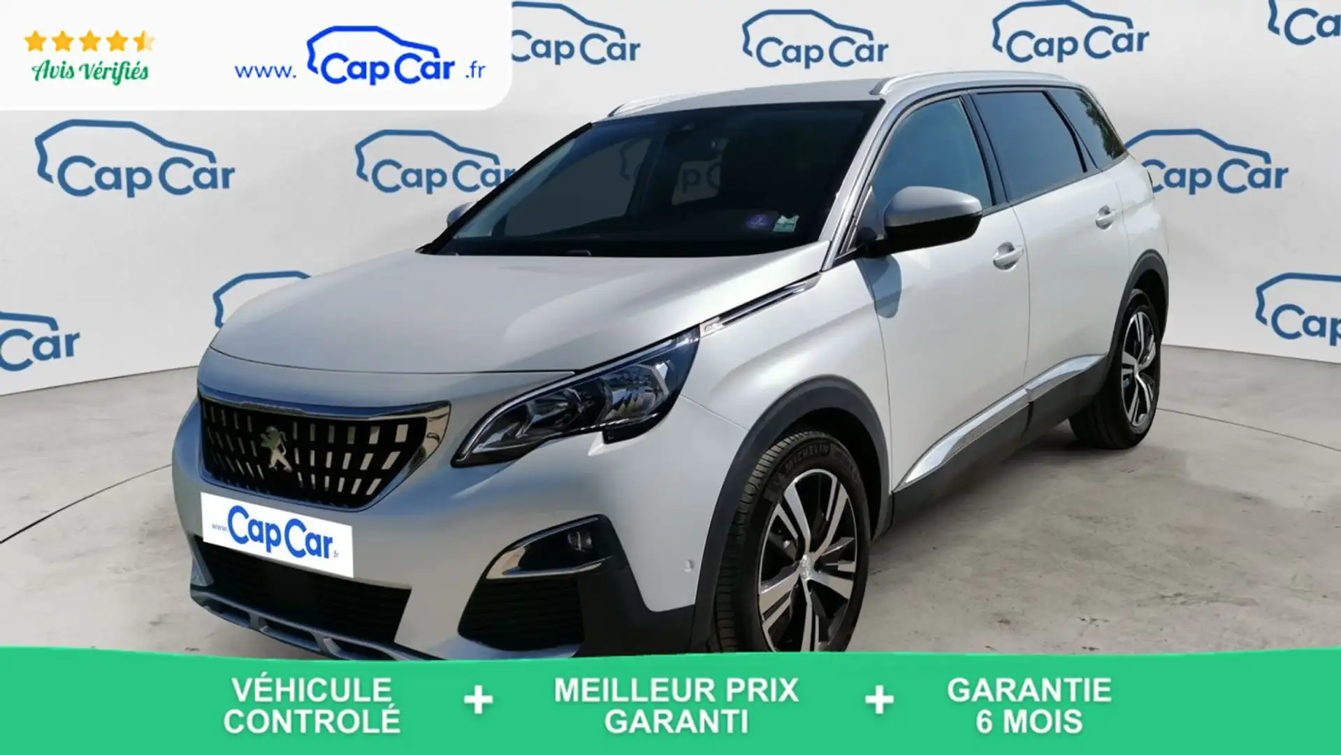 Peugeot 5008 II 1.2 Puretech 130 Allure - 7 places Blanco - 1