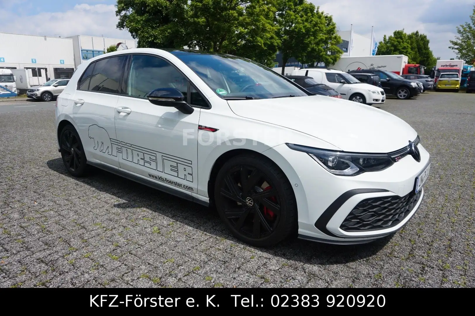 Volkswagen Golf VIII Lim. GTI ,DSG,Navi ,Panoramadach,18" Blanc - 2