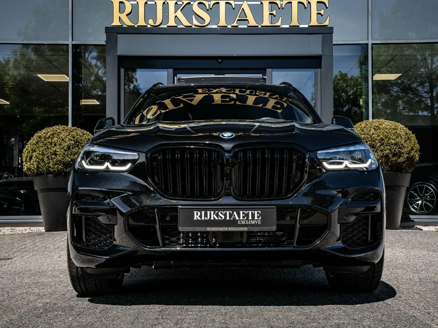 BMW X5 xDrive45e High Executive|PANO|ACC|M-SPORT|H&K|21'' Zwart - 2