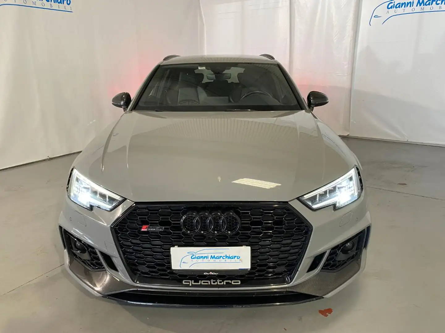 Audi RS4 Avant CARBOCERAMICI-BANG&OLUFSEN-SERVICE AUDI Grigio - 2