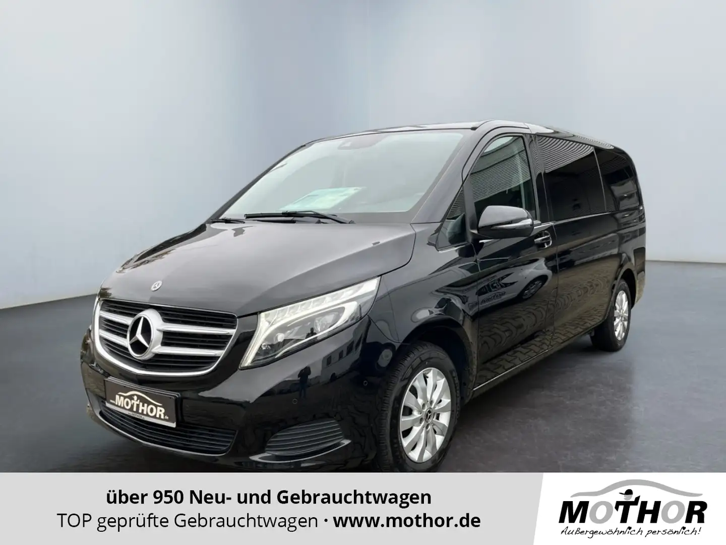 Mercedes-Benz V 220 CDI Lang G-Tronic Einparkhilfe vo+hi Černá - 1