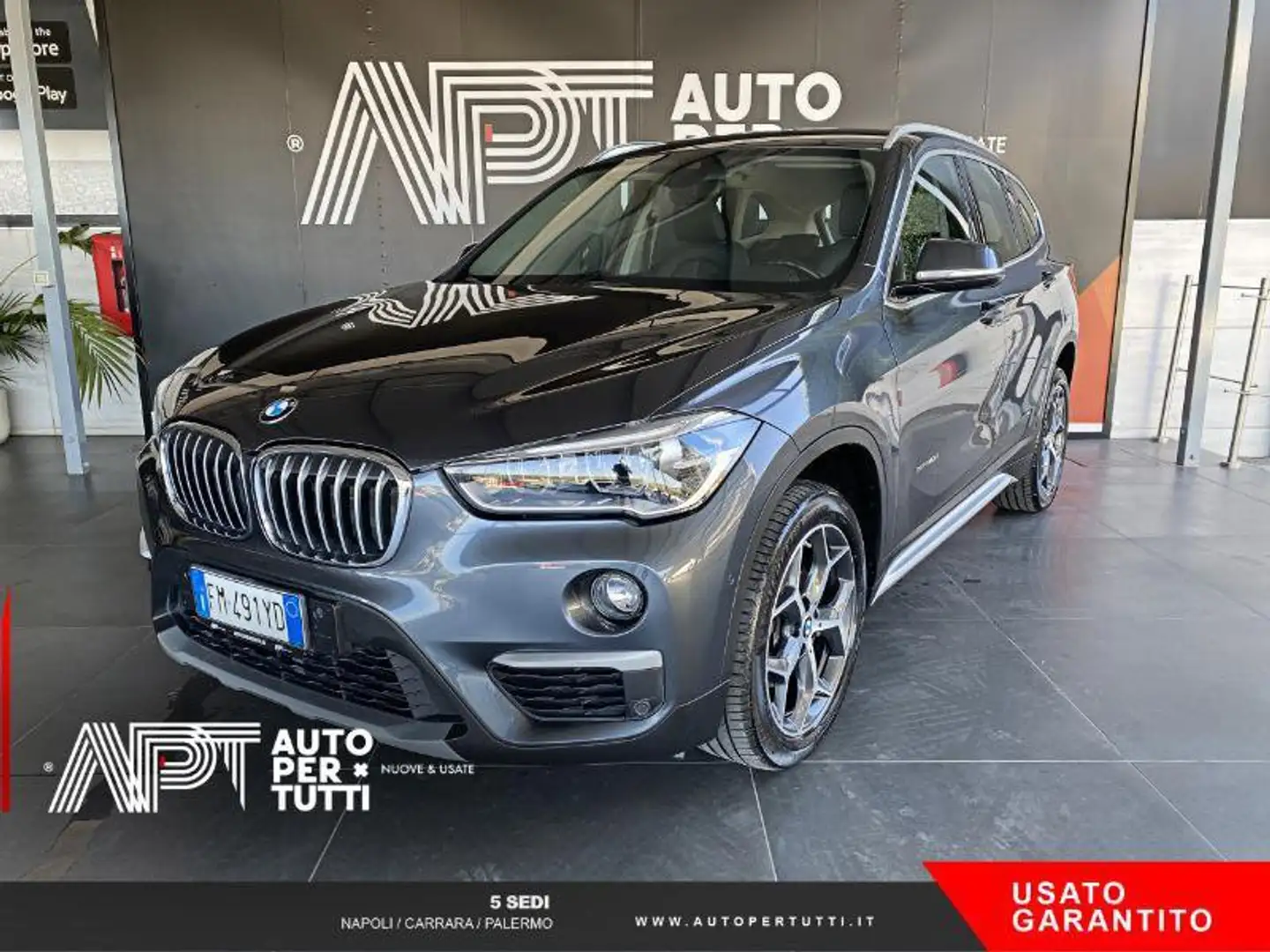 BMW X1 X1 sdrive18d Sport auto Grigio - 1