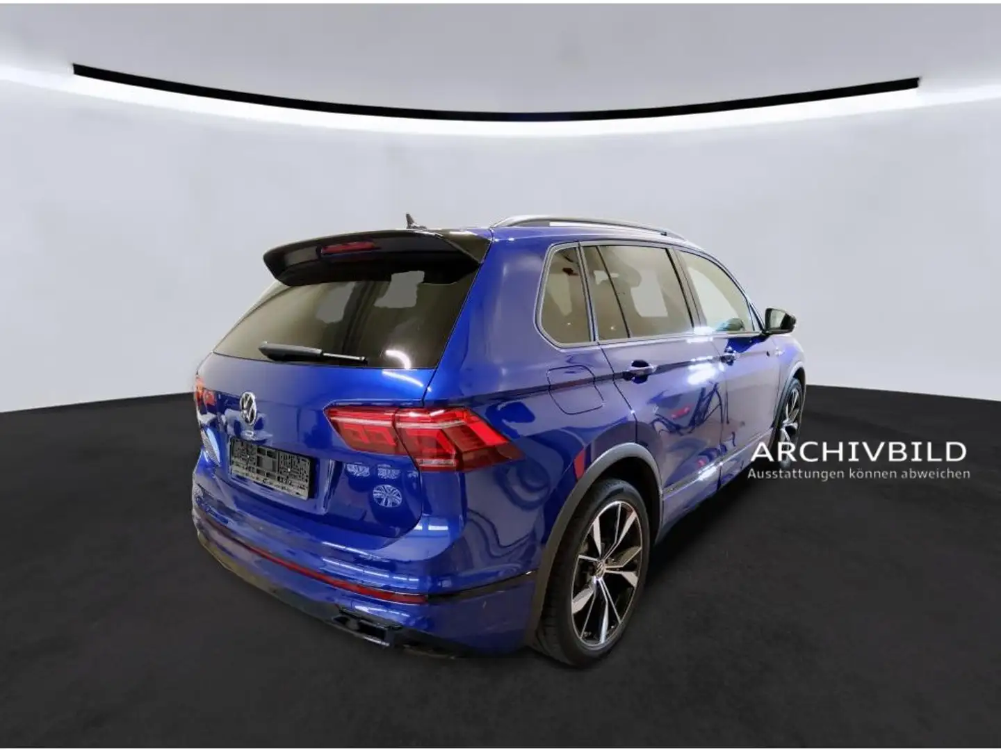 Volkswagen Tiguan R PANO MATRIX AHK LEDER H/K HUD ACC DC Blau - 2
