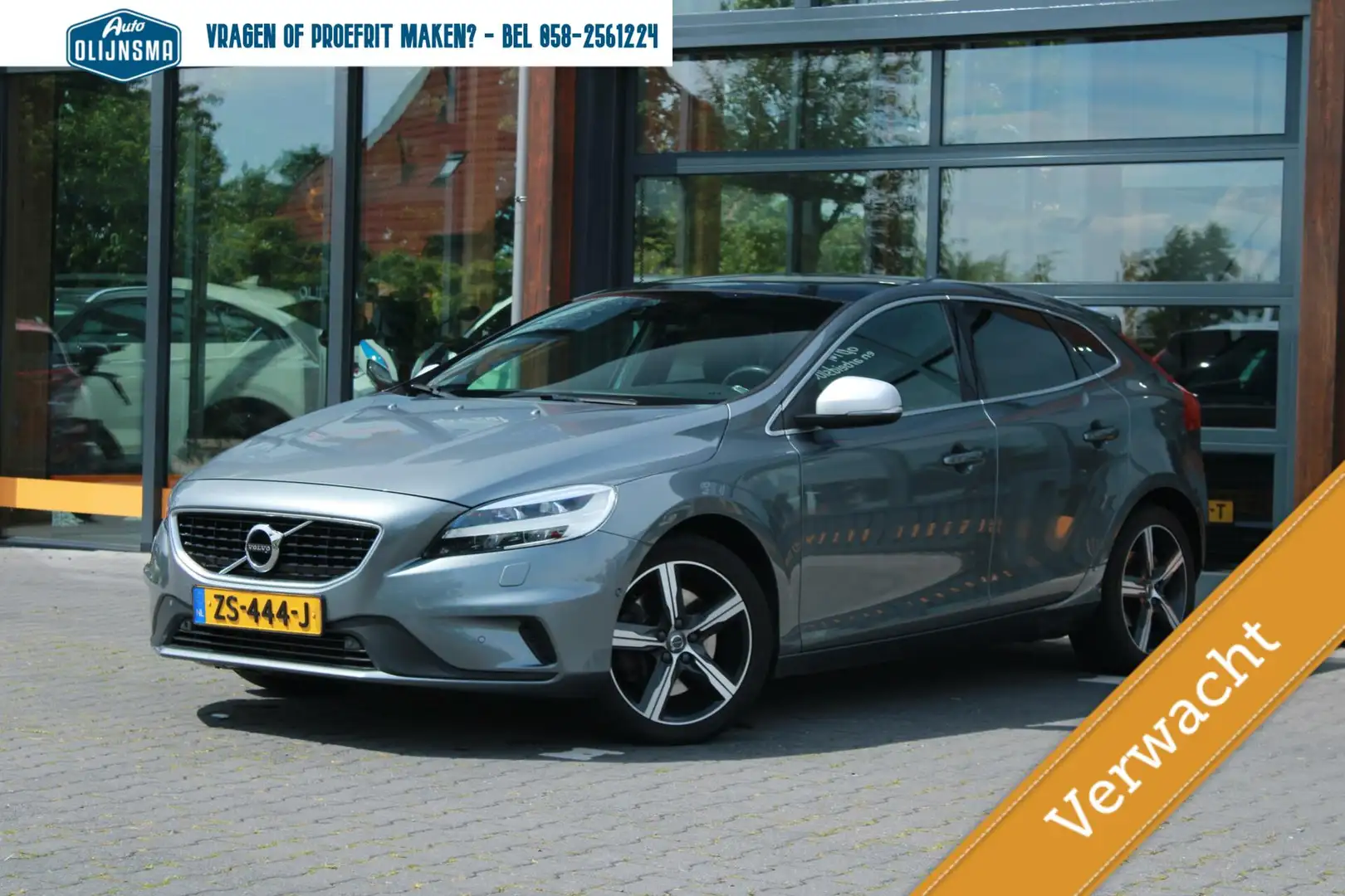 Volvo V40 1.5 T3 Polar+ Sport|Trekhaak|Camera|Stoelverwarmin Grey - 1