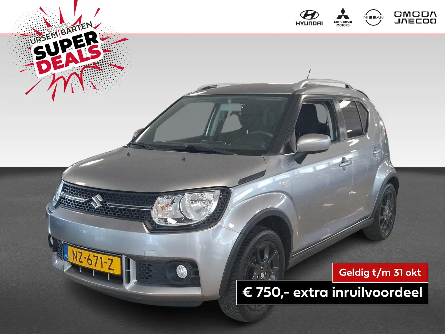 Suzuki Ignis 1.2 Select | Trekhaak | All season banden Grijs - 1