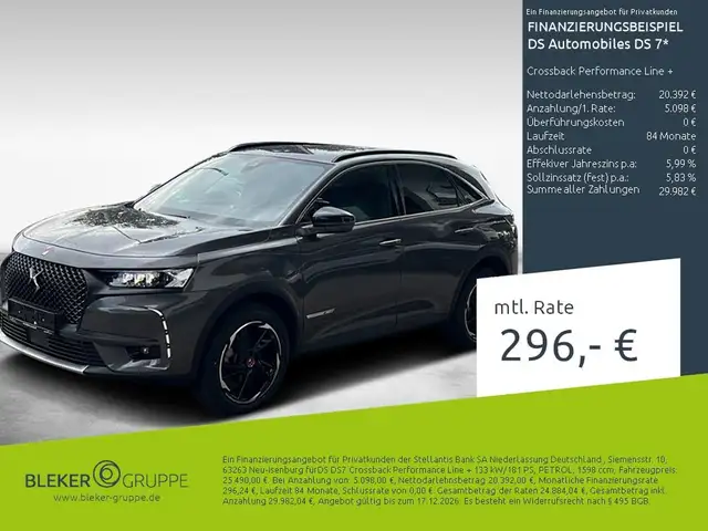 DS Automobiles DS 7 Crossback Performance Line +