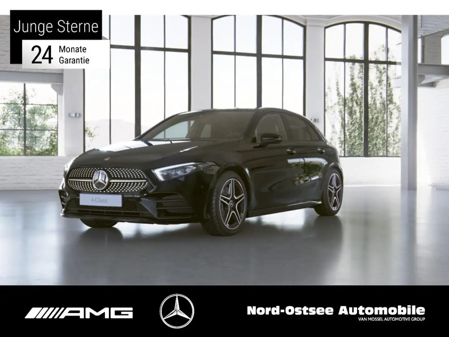 Mercedes-Benz A 250 e AMG PARKPAKET MULTI DAB NIGHT NAVI SHZ Zwart - 1