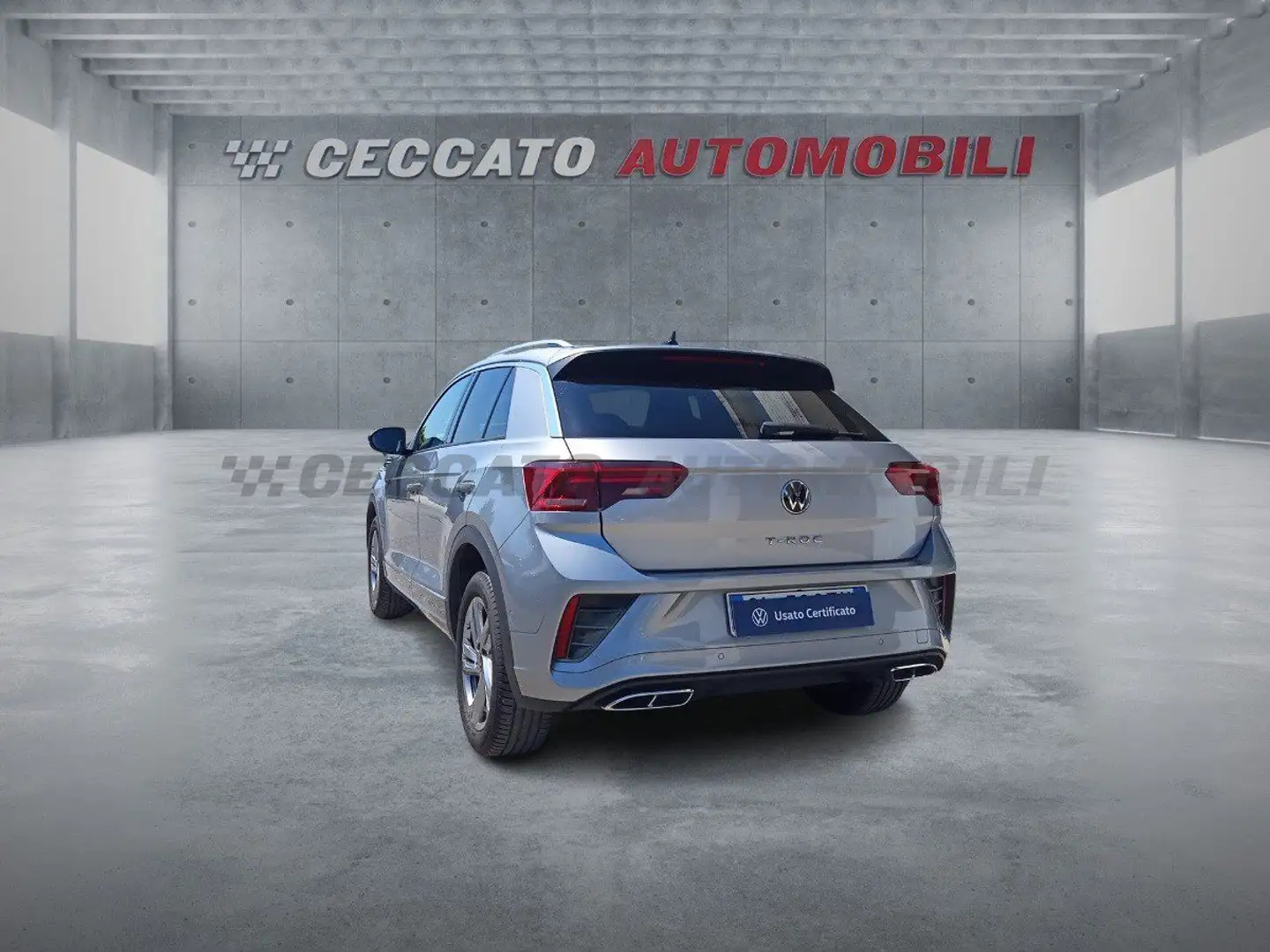 Volkswagen T-Roc 2022 2.0 tdi R-Line 150cv dsg Argento - 2