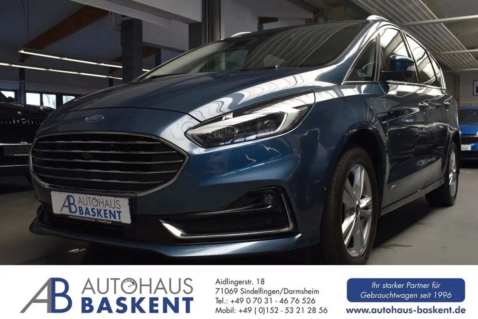 Ford S-Max S-MAX Titanium AWD*7-SITZER*LED*NAVI*SHZ*KAMERA* Albastru - 1
