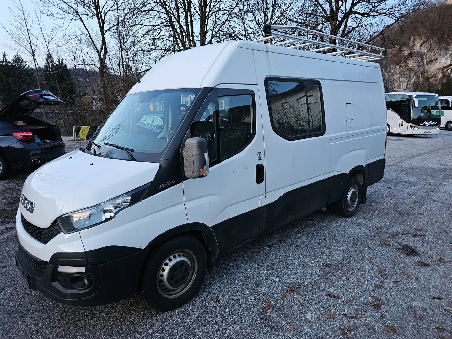 Iveco Daily 33S15 DOKA-KASTEN Euro-6 6-SITZE Blanc - 2