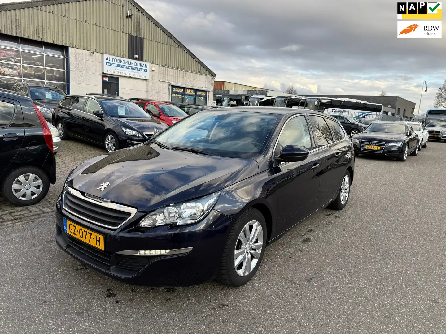 Peugeot 308 SW 1.6 BlueHDI Blue Lease Pack NAV.+Clima Bj:2015 Blauw - 1