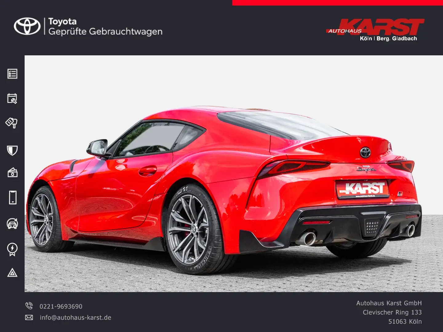 Toyota Supra SUPRA 2.0 Kamera LED Navi Roşu - 2
