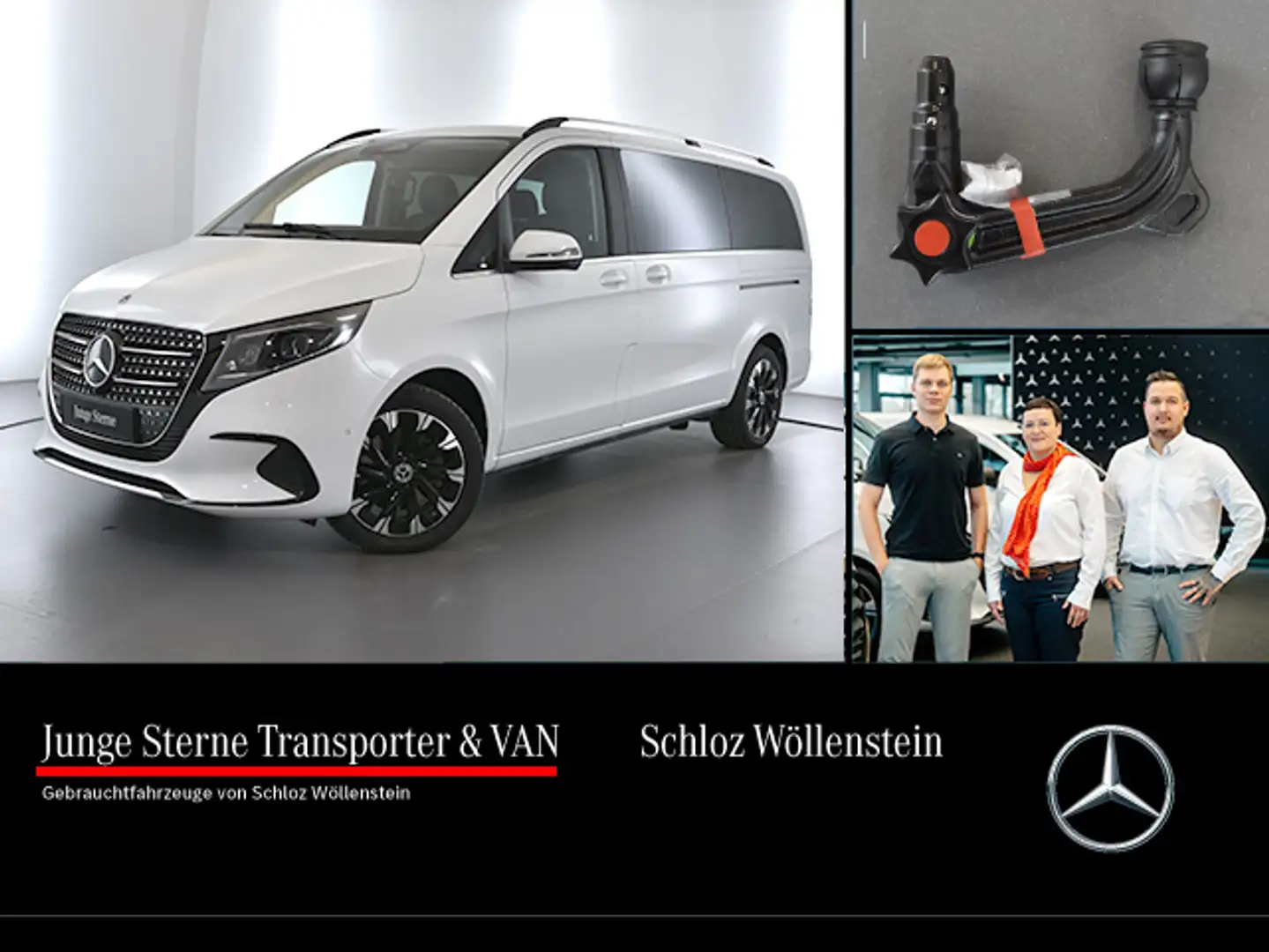 Mercedes-Benz V 220 d AVANTGARDE MBUX*Pano*Distronic*M-Beam* Weiß - 1