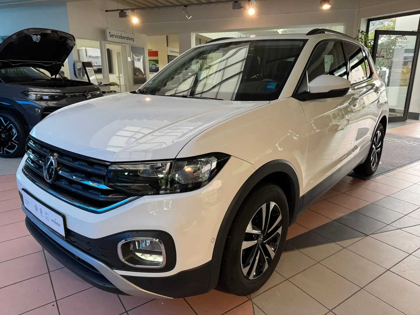 Volkswagen T-Cross 1.0 TSI United+ACC+AHK Kamera+Park Assist Weiß - 2