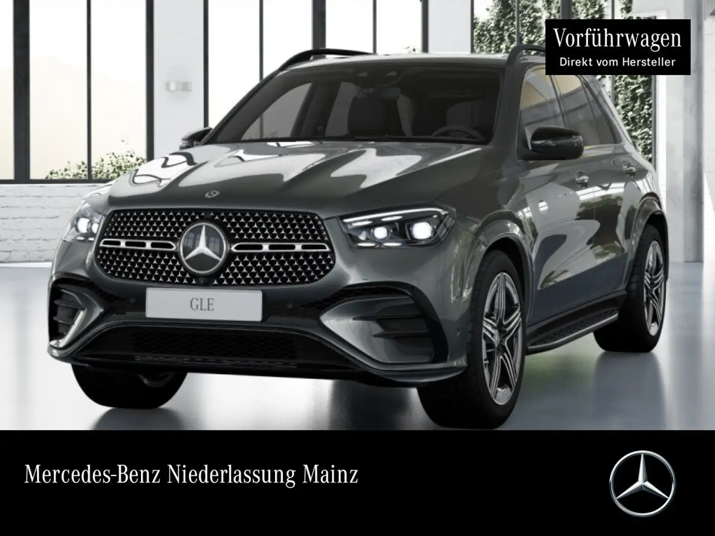 Mercedes-Benz GLE 450 d 4M AMG+NIGHT+PANO+360+AHK+MULTIBEAM+SPUR Grau - 1