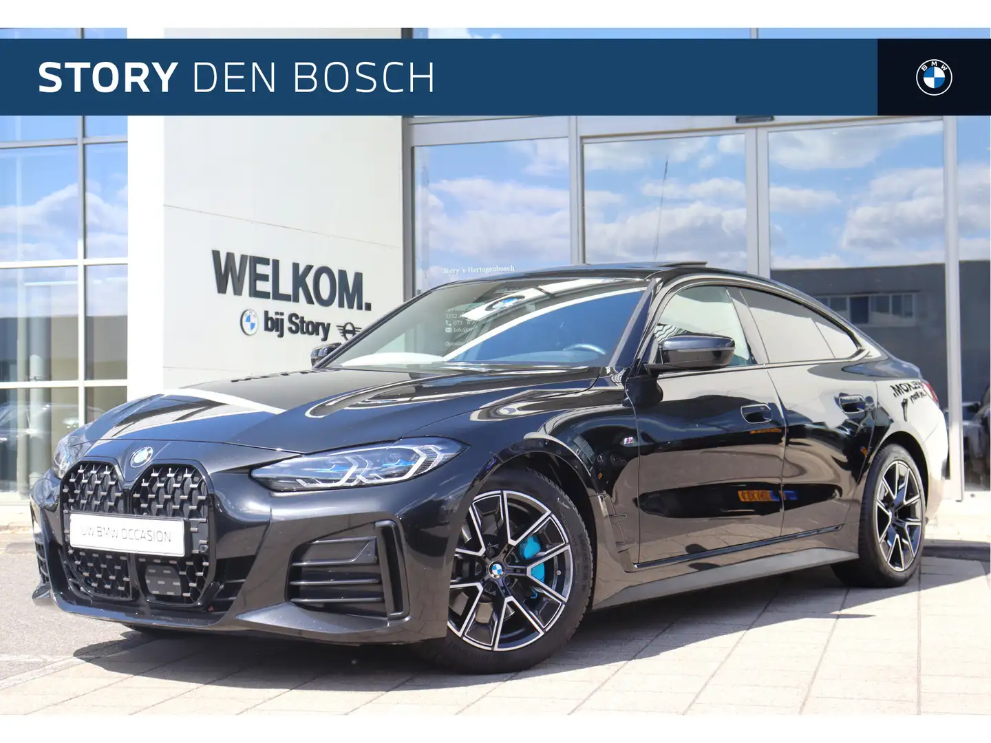 BMW 430 4 Serie Gran Coupé 430i High Executive / Schuif-ka Zwart - 1