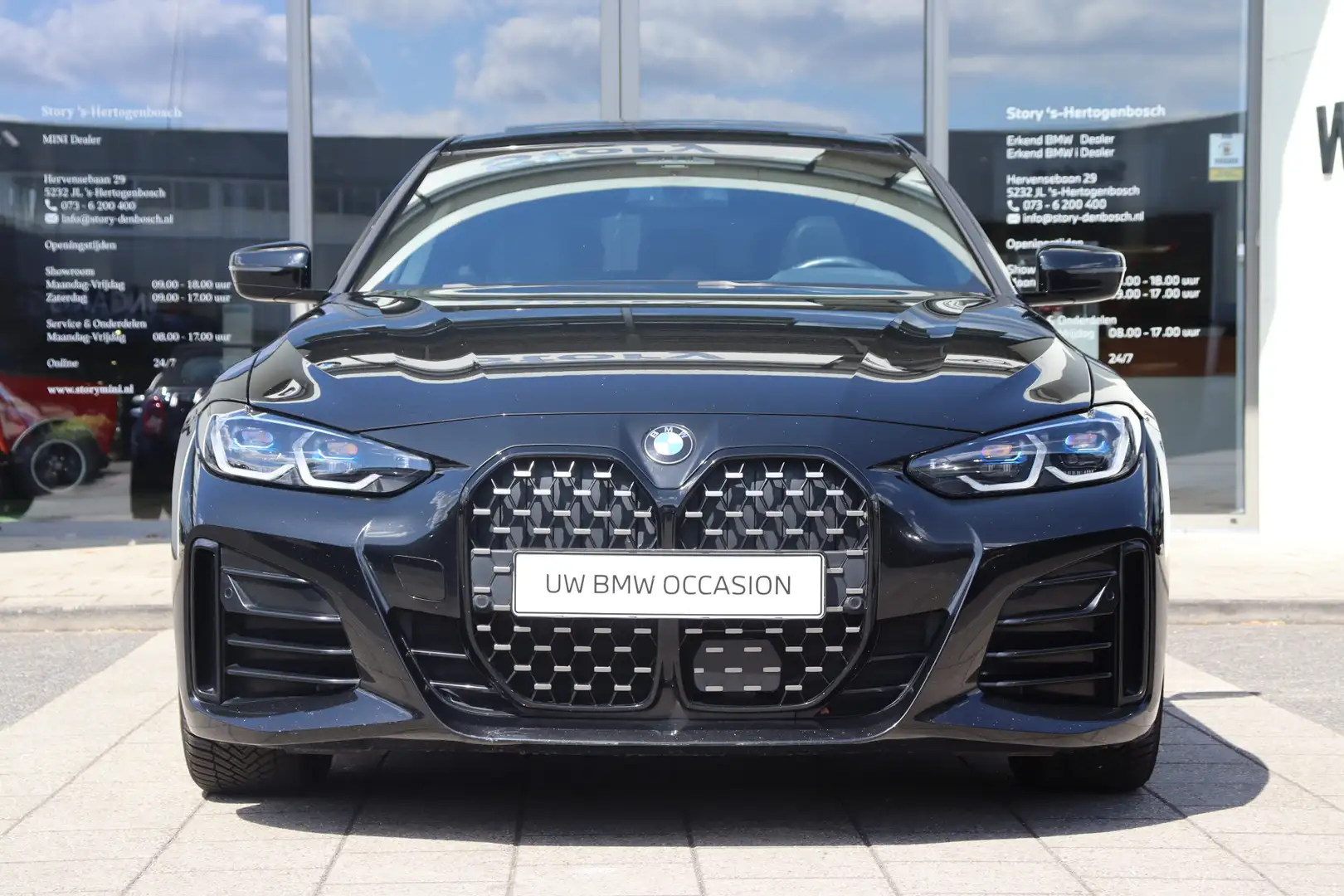 BMW 430 4 Serie Gran Coupé 430i High Executive / Schuif-ka Zwart - 2