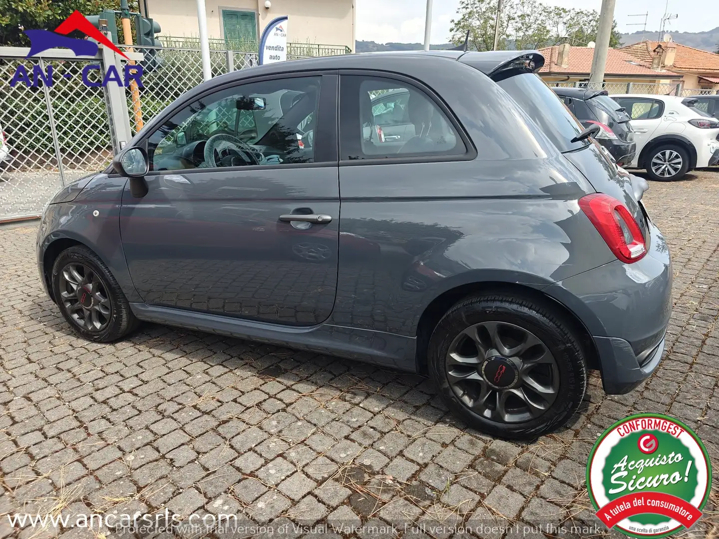 Fiat 500 1.2 Sport 69cv my20 Gris - 2