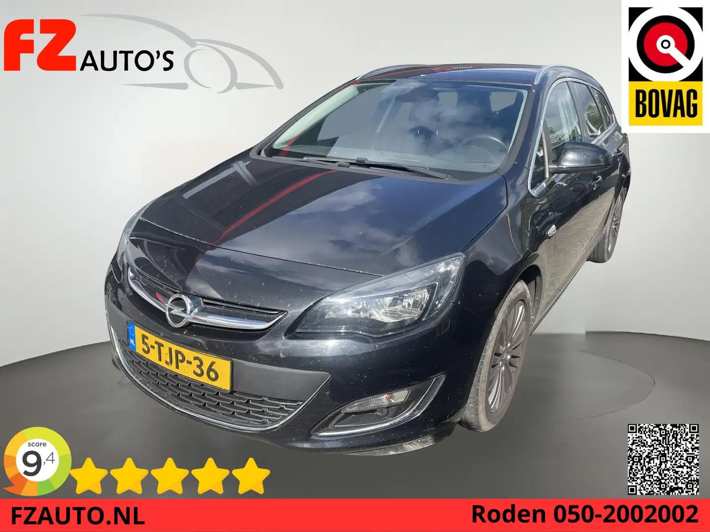 Opel Astra Sports Tourer 1.4 Turbo Cosmo Zwart - 1