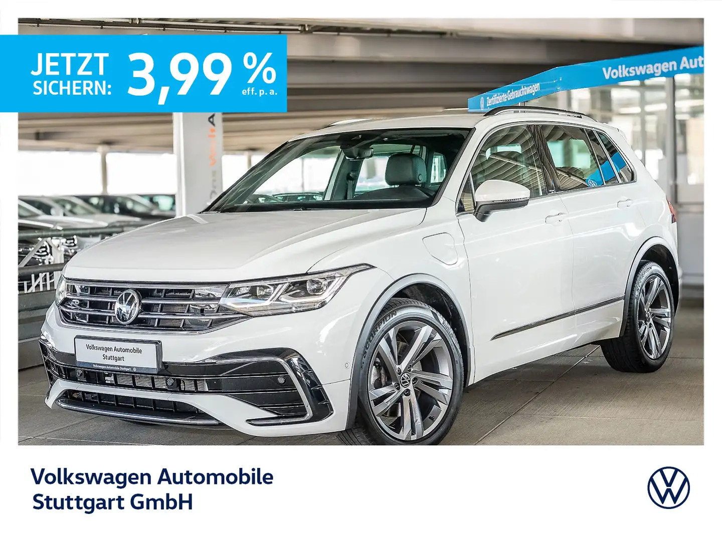 Volkswagen Tiguan R-Line 1.4 TSI Hybrid DSG Navi Kamera LED Weiß - 1