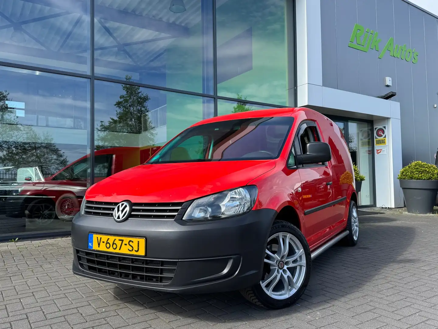 Volkswagen Caddy 1.6 TDI * Airco * Cruise Control * Trekhaak * 17 I Piros - 1