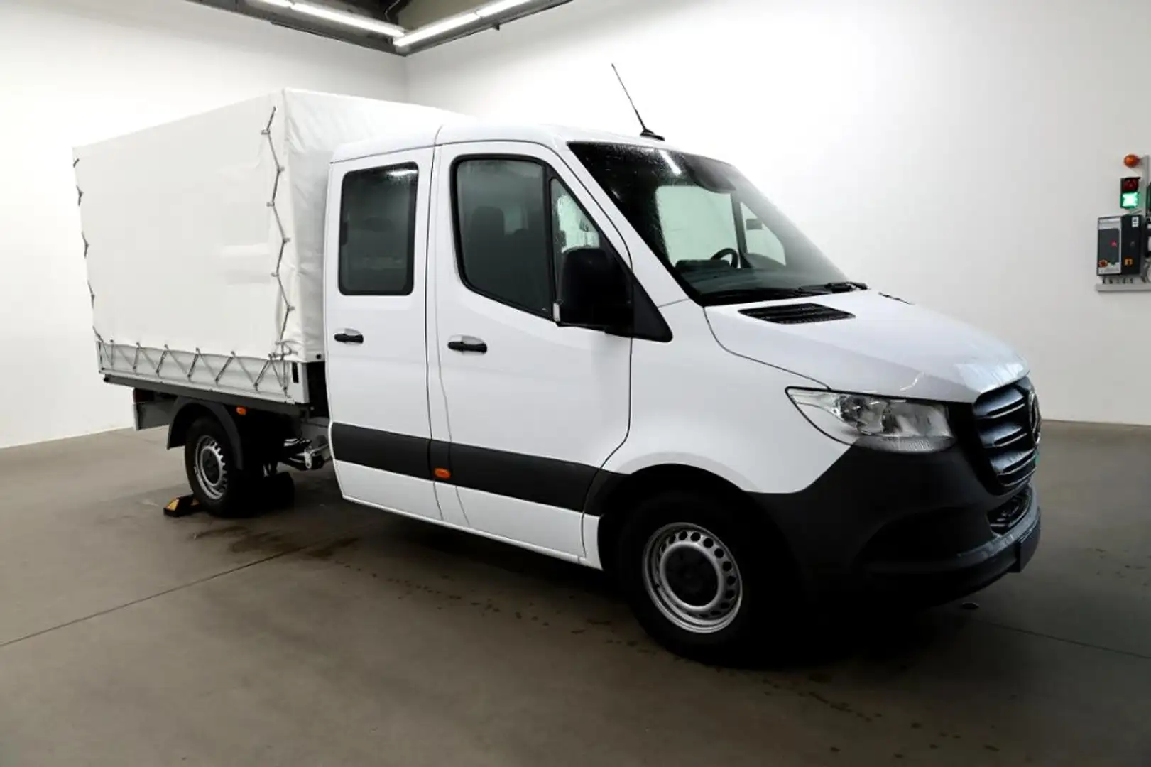 Mercedes-Benz Sprinter 315CDI Doka Pritsche  MBUX/Klima Weiß - 2