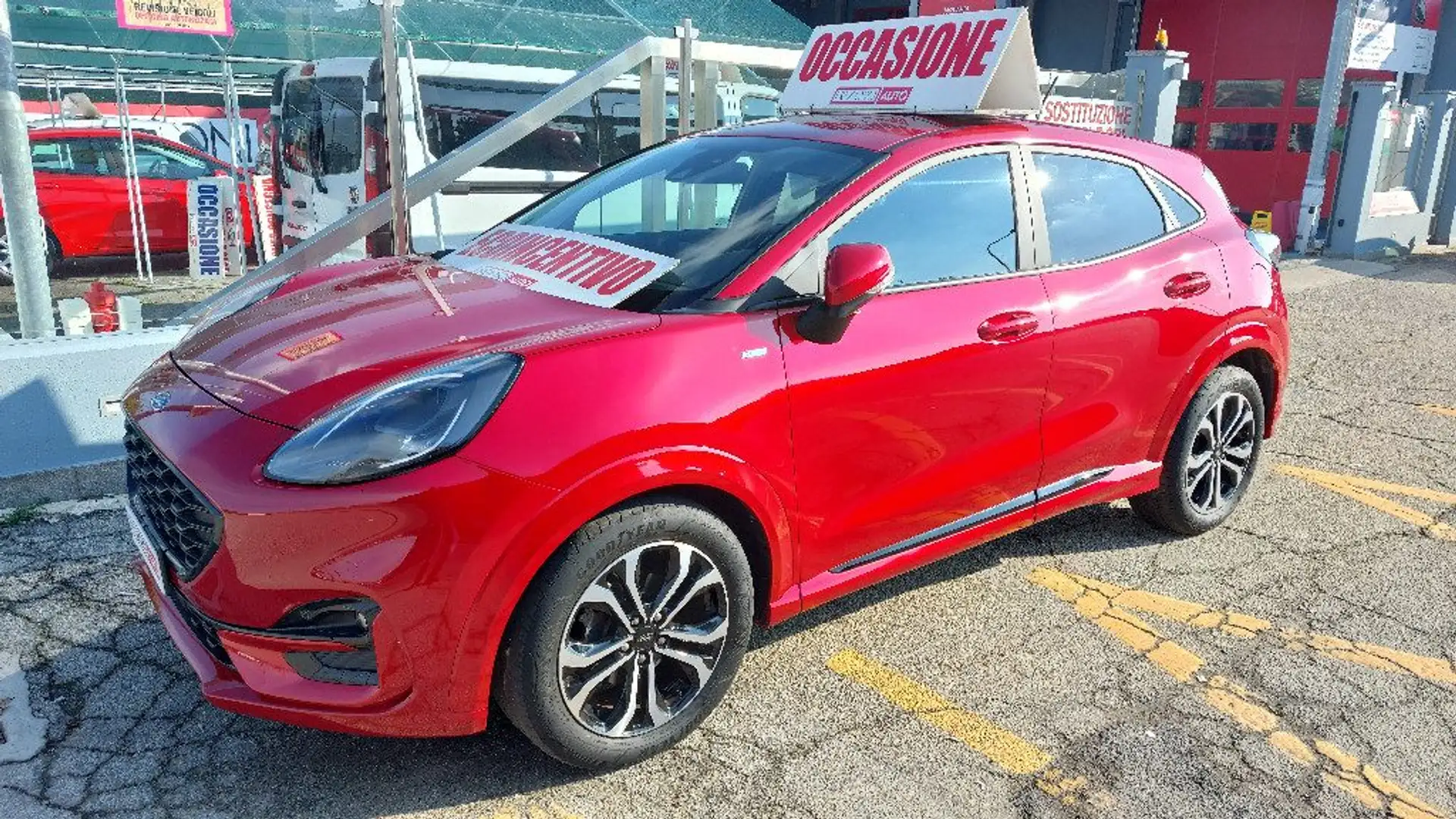 Ford Puma 1.0 EcoBoost Hybrid 125 CV S&S ST-Line Rosso - 1