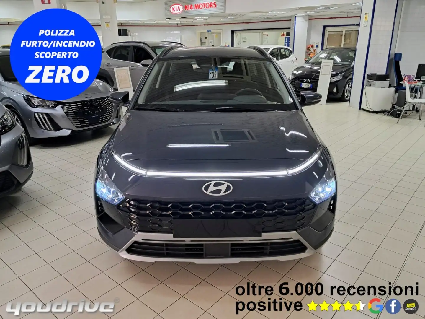Hyundai BAYON 1.2 MPI MT XLine KM0 Сірий - 1