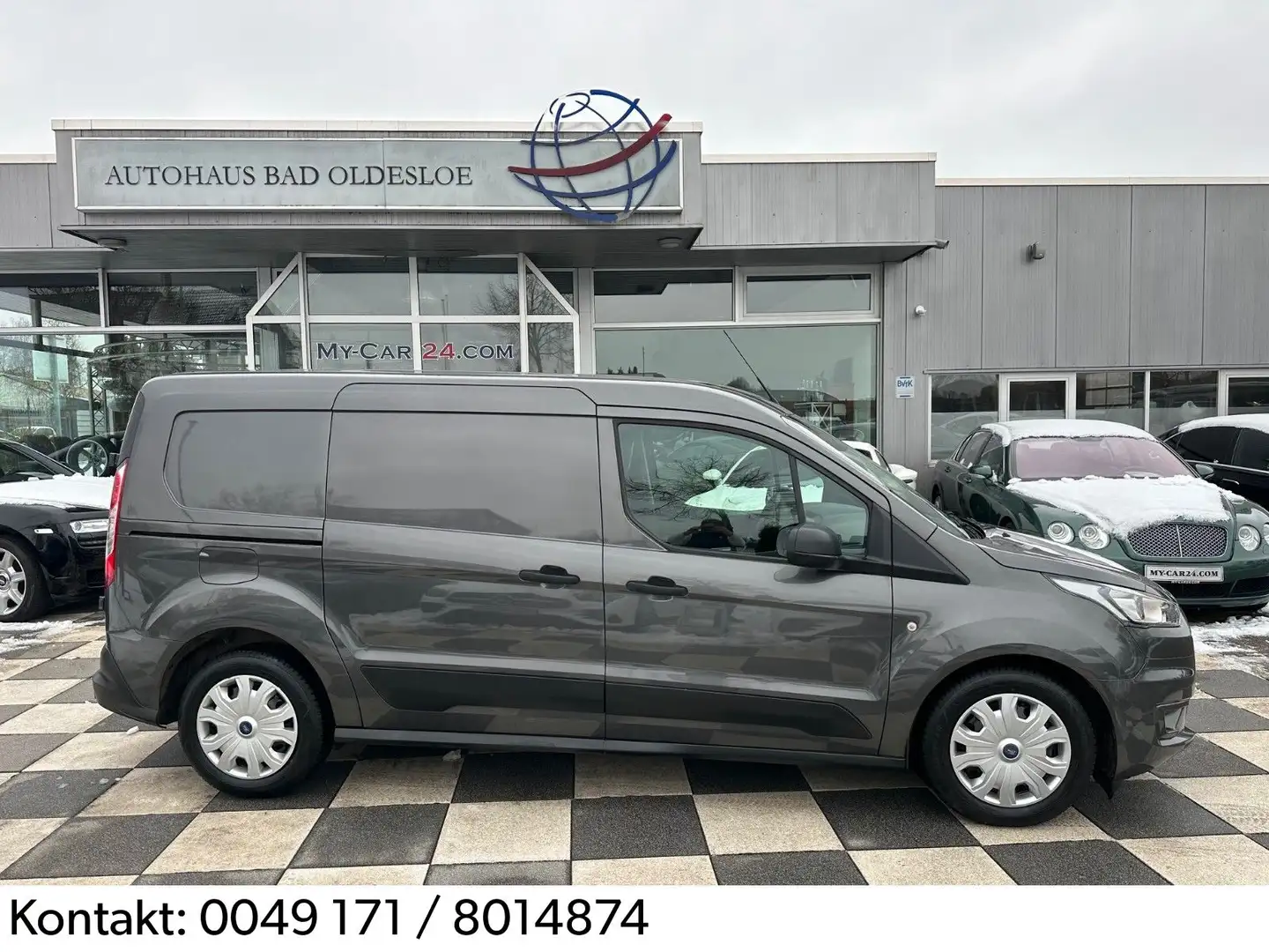 Ford Transit Connect Lang L2,Navi,Kamera,1.Hand,MwSt. Grau - 1
