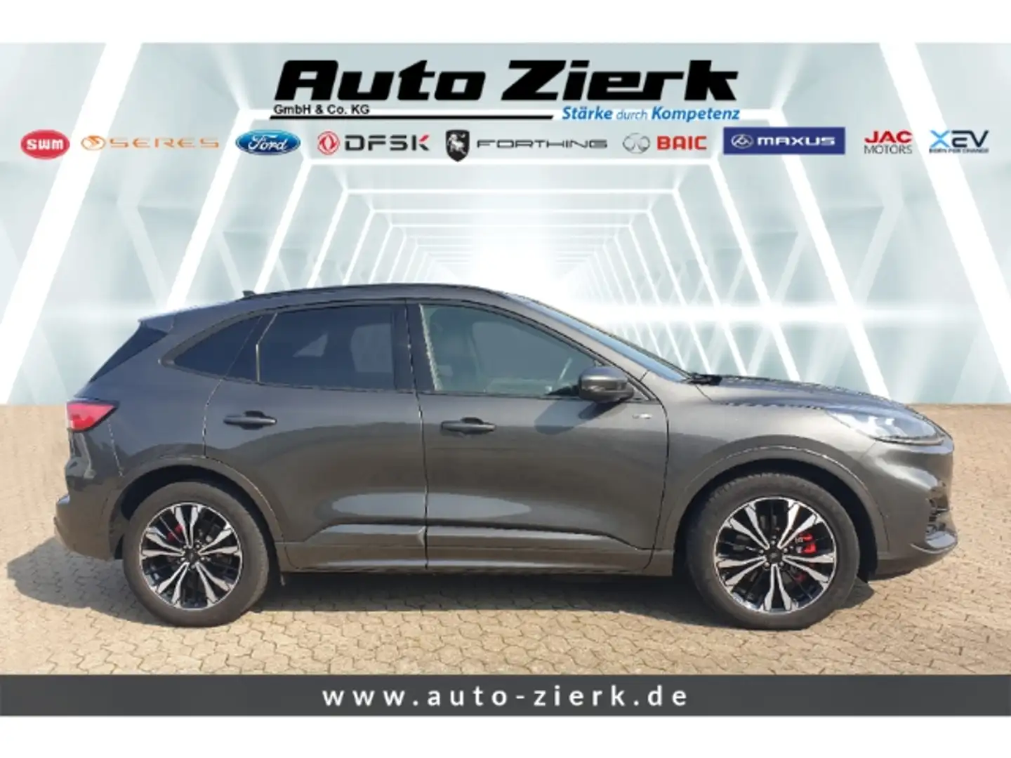 Ford Kuga Plug-In Hybrid ST-Line X 2.5 Duratec-PHEV,AHK,LED, Grau - 2