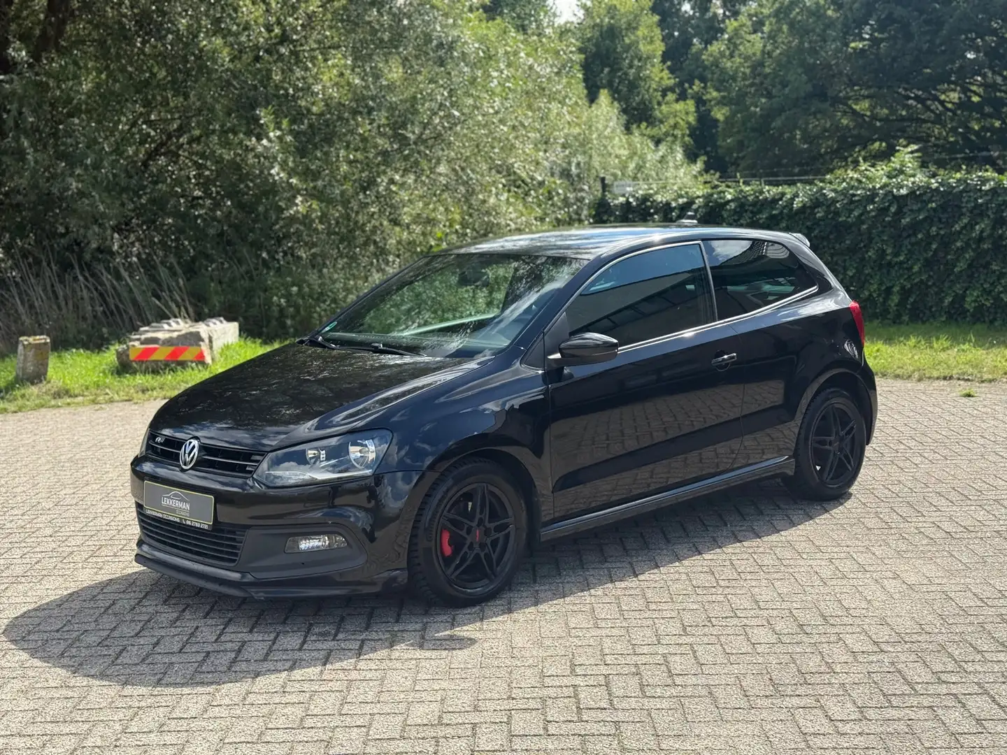 Volkswagen Polo 1.2 TSI Highline R-LINE I LEER I PDC I CRUISE I NA Schwarz - 1