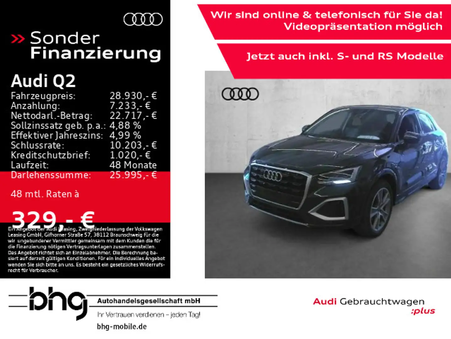 Audi Q2 35 TFSI advanced Grau - 1