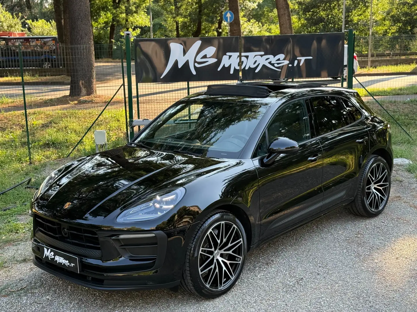 Porsche Macan 2.0 265cv pdk-TETTO-SOSPENSIONI PASM-CRONO-21-PEL Nero - 2