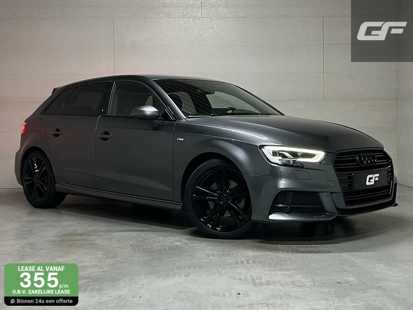 Audi A3 Sportback 35 TFSI 150PK S-Line Black Edition Virtu Grijs - 1