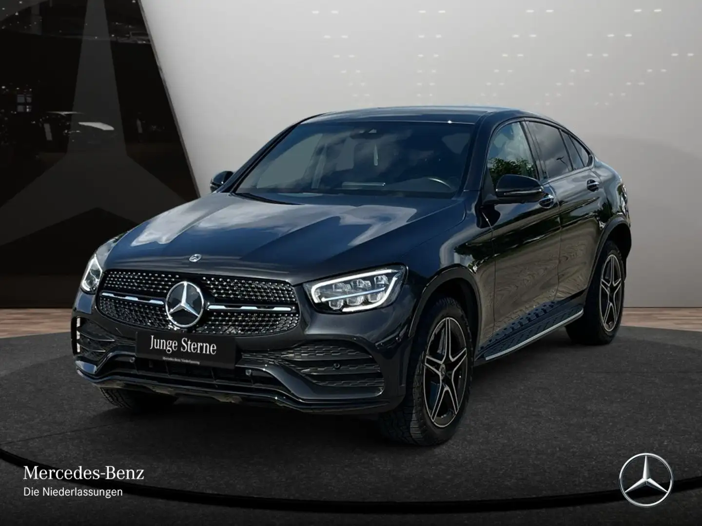 Mercedes-Benz GLC 300 e Coupé 4M AMG+NIGHT+360+LED+SPUR+TOTW+9G Gris - 2