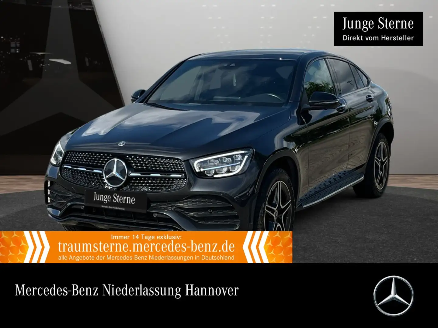 Mercedes-Benz GLC 300 e Coupé 4M AMG+NIGHT+360+LED+SPUR+TOTW+9G Gris - 1