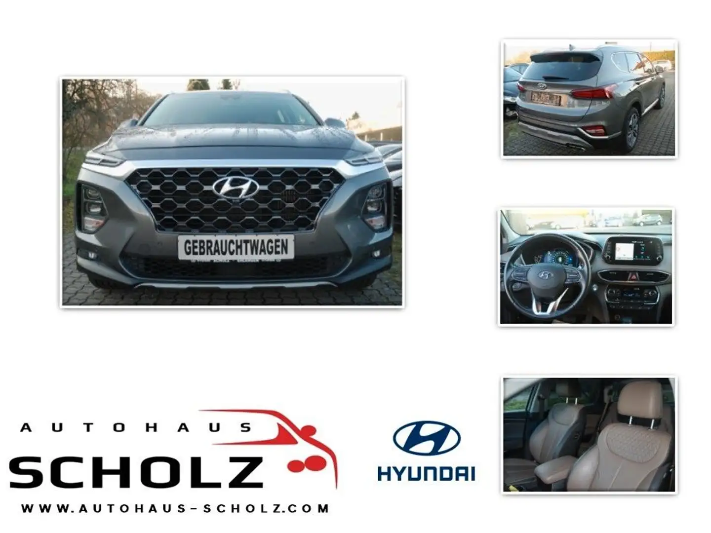 Hyundai SANTA FE 2.2 CRDi Premium 4WD 8AT Grijs - 1