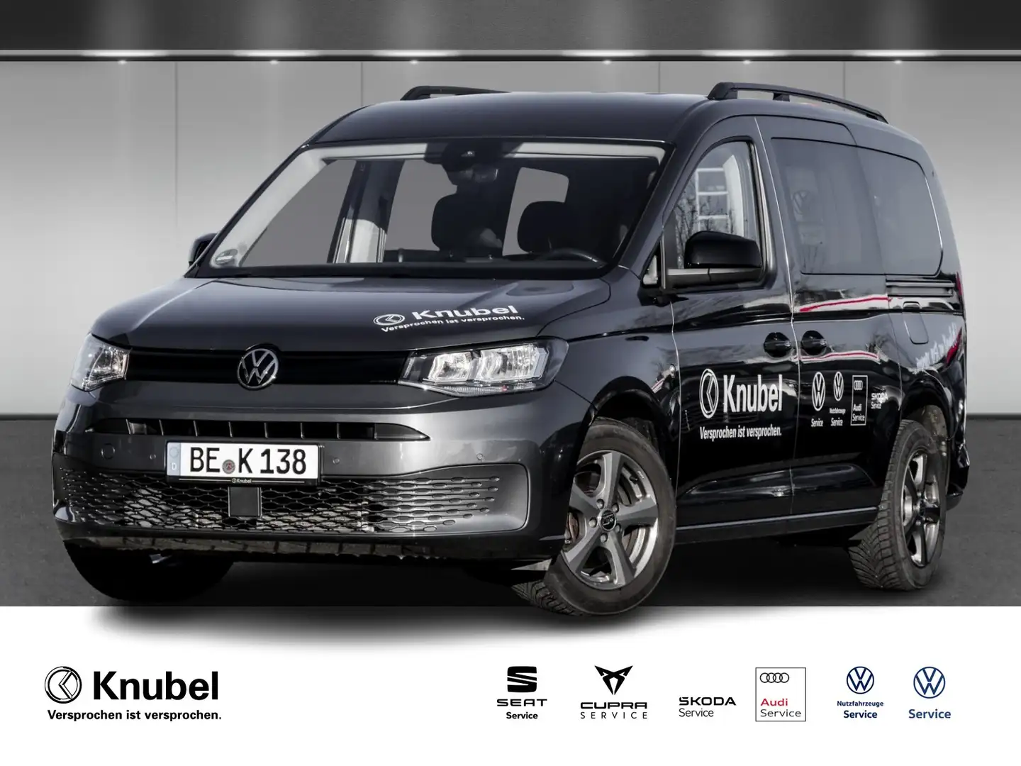 Volkswagen Caddy Maxi 1.5 TSI AHK AppConn. Climatr. RKamera Grau - 1