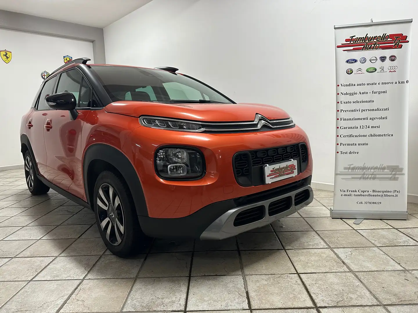 Citroen C3 C3 Aircross 1.6 bluehdi Shine 100cv Arancione - 1