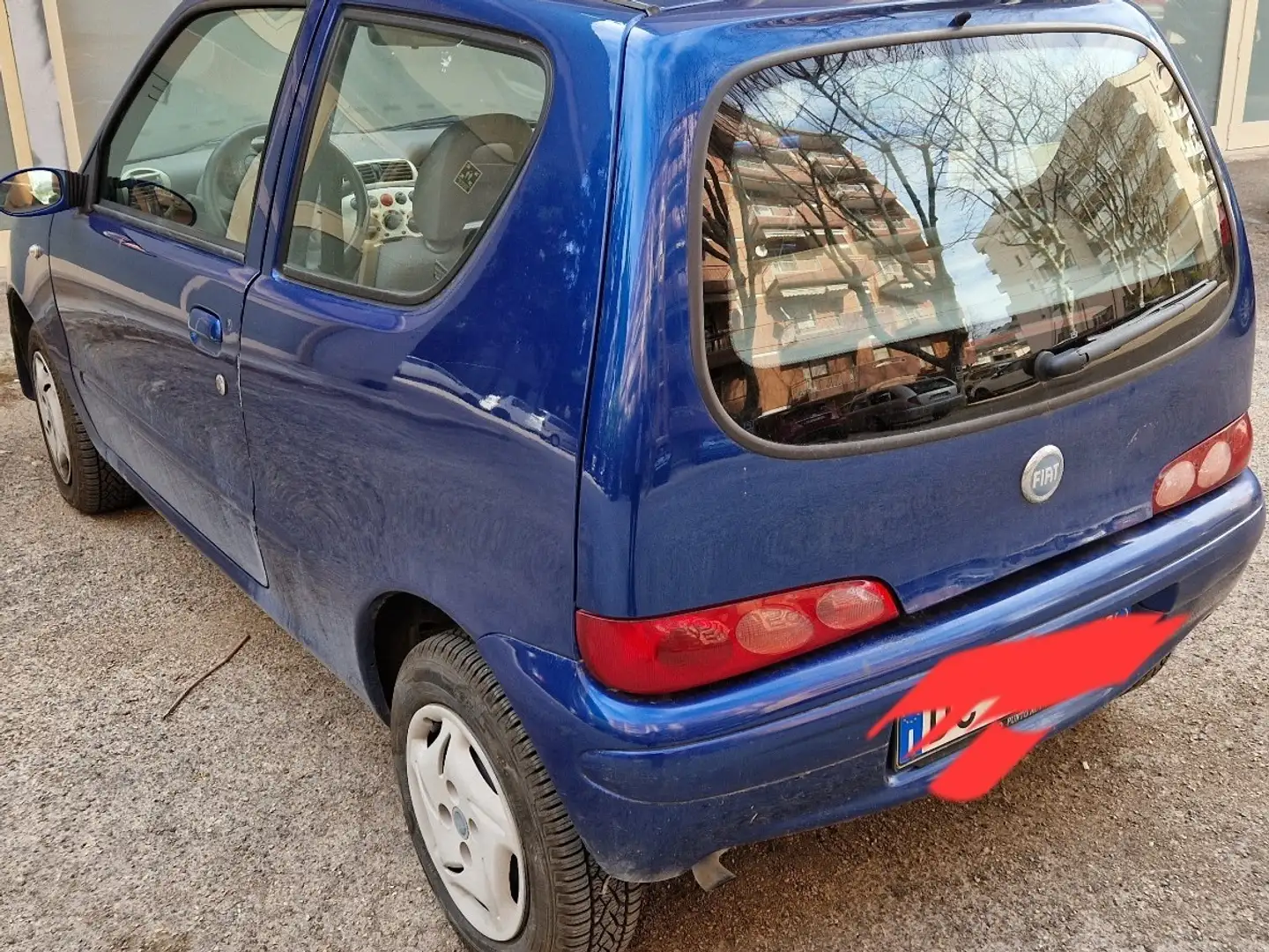 Fiat Seicento 1.1 Actual abs Azul - 2
